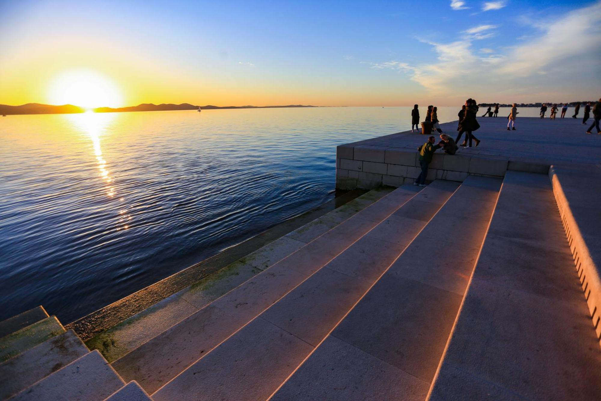 Ryanair'S Urban Flat In Zadar-Kolovare Beach Bagian luar foto